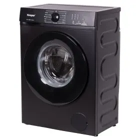 Lavatrice 7 Kg slim, 11 programmi automatici 1200 RPM, nero, Kooper