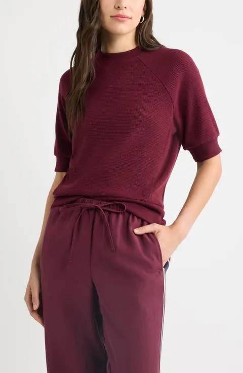 Caslon® Bubble Sleeve Sweatshirt