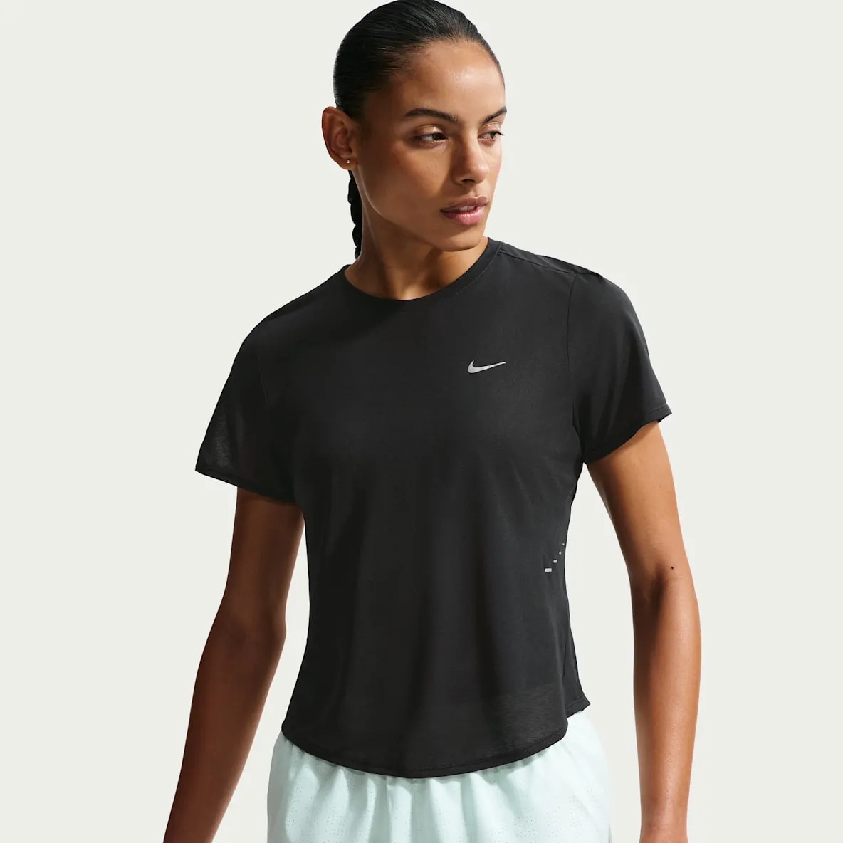 Dri-FIT kortermet løpeoverdel til dame