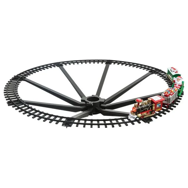 Tren de luces para el árbol de Navidad 23 piezas musicales 1 LED