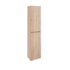 Columna de baño Zoe roble claro 30x160x25 cm