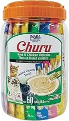 INABA Churu Cat Treats, Grain-Free, Li…