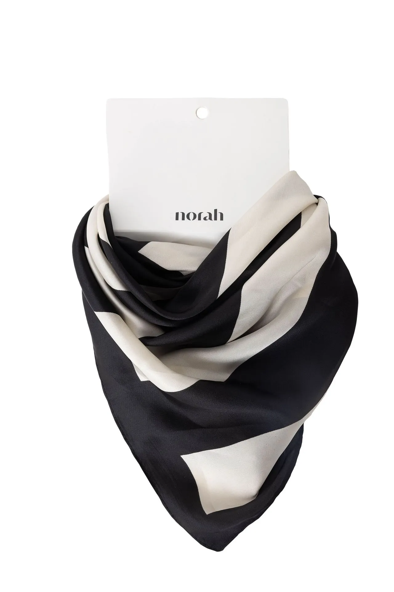 Glanzende sjaal met strepen