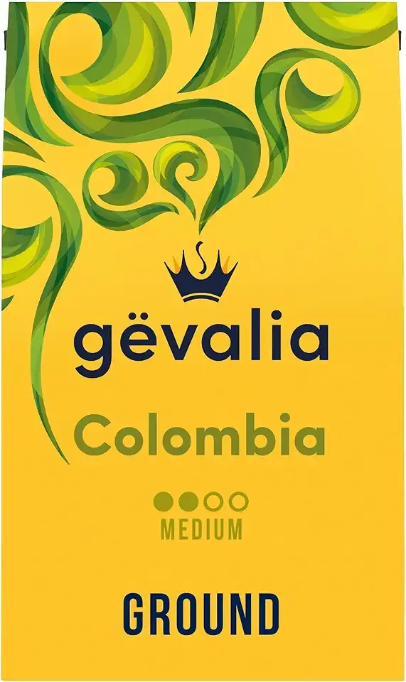 Gevalia Colombia Medium Roast Ground Coffee, 20 oz Bag