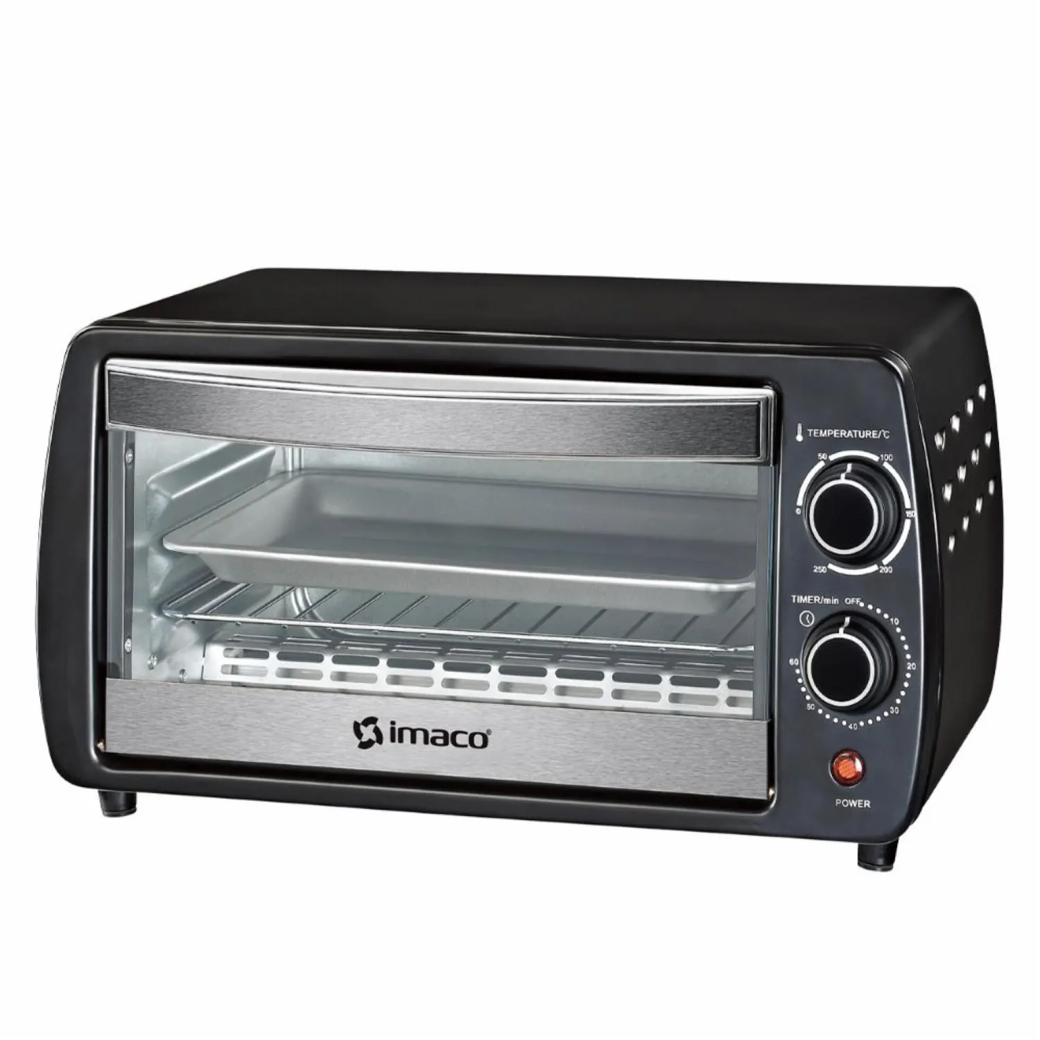 Horno Tostador Negro HE900N IMACO 9 Litros