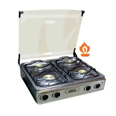 Cocina de mesa con tapa de vidrio Fadic clásic 22 4H