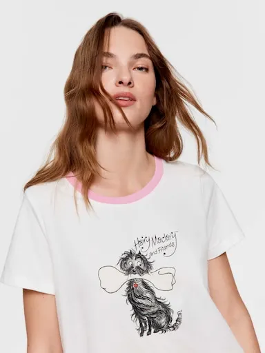 Hairy Maclary 100% Cotton Boyfriend Tee
