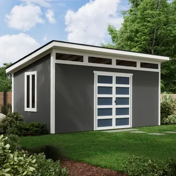 Yardline Palmetto 16’ x 8’ Wood Shed – Do It Yourself Assembly