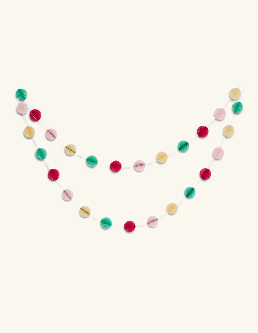 Girlande mit Pompons