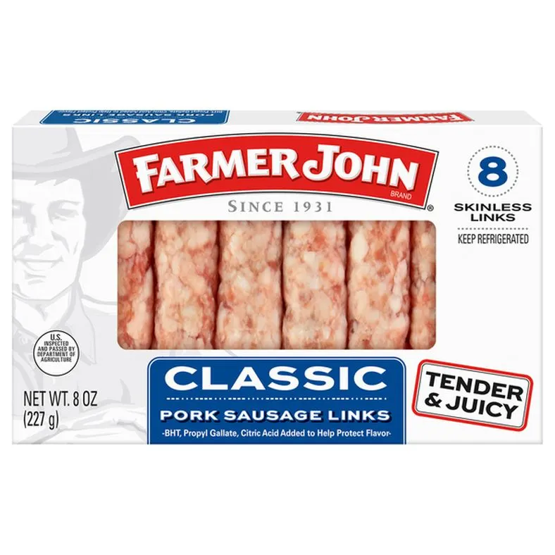 Farmer John USDA Classic Pork Sausage Links