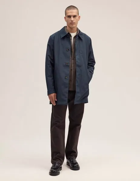 Kim 8240 Lightweight Technical Coat Navy Blue