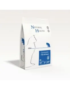 Natural Health Carnivore - Kattenbrokken - Vis&Bonen 2 kg