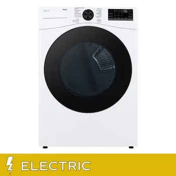 LG 7.4 cu. ft. ELECTRIC Dryer with TurboSteam and Built-In Intelligence