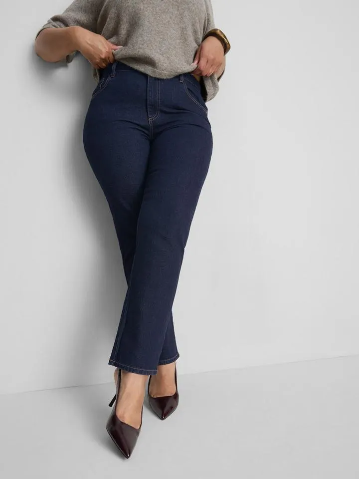 Jean cigarette en denim de coton By Coleen
