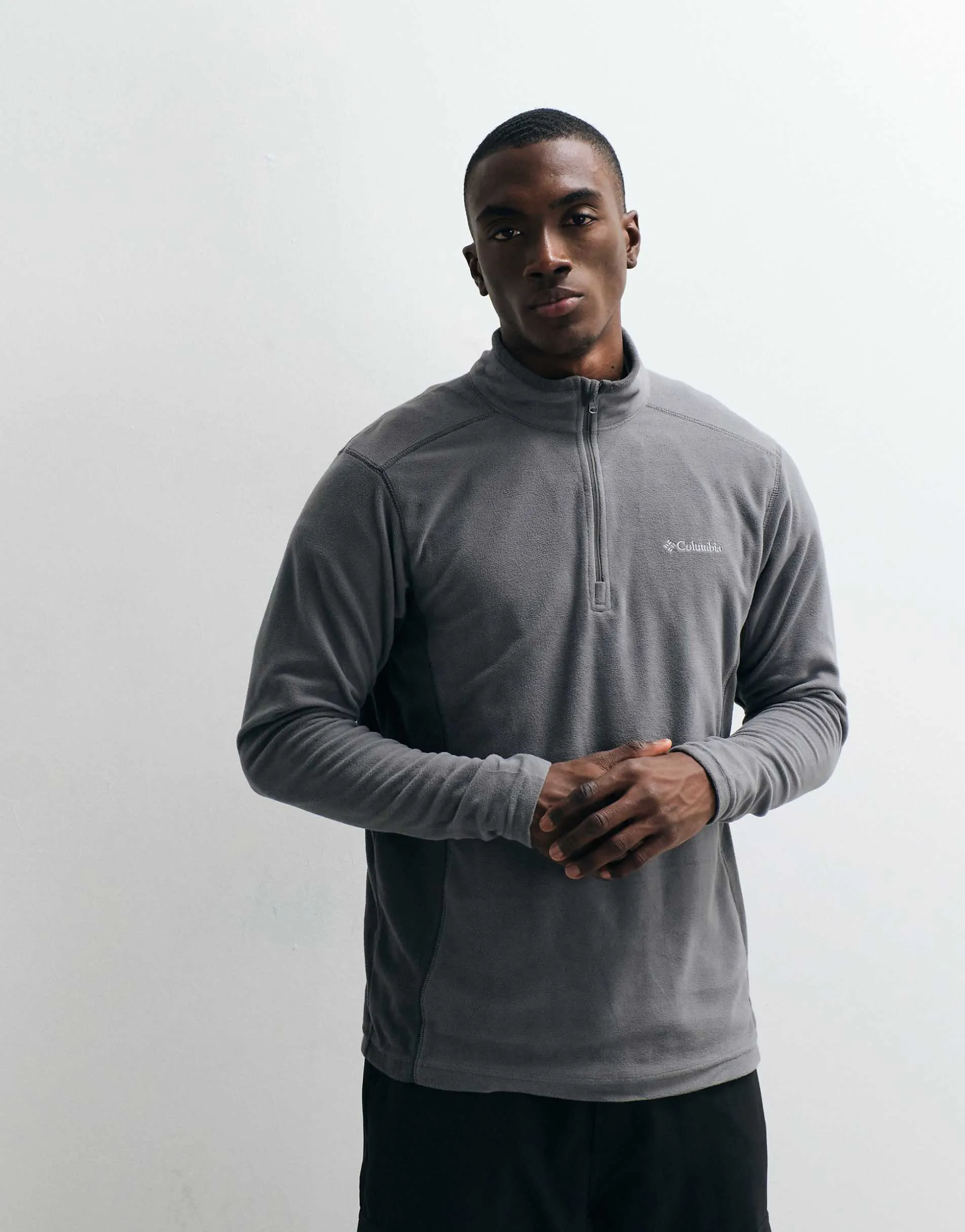 Columbia Klamath Range II half zip fleece in grey