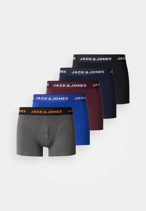 JACBLACK FRIDAY TRUNKS 5 PACK - Bokserbriefs - black/dark red/blue/grey