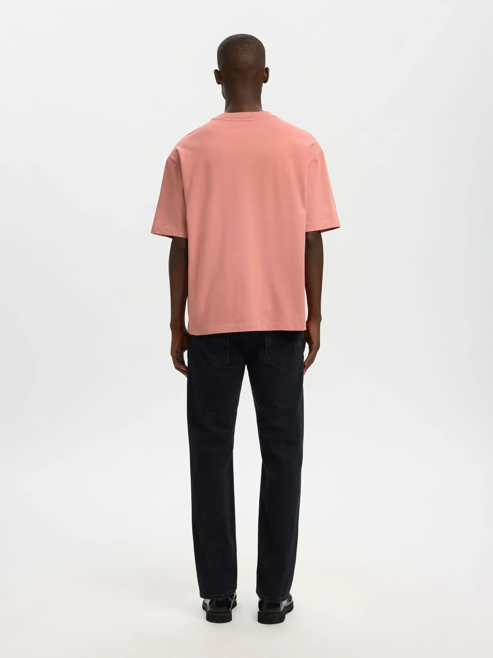 100 % BOMULL CREW NECK-T-SKJORTE