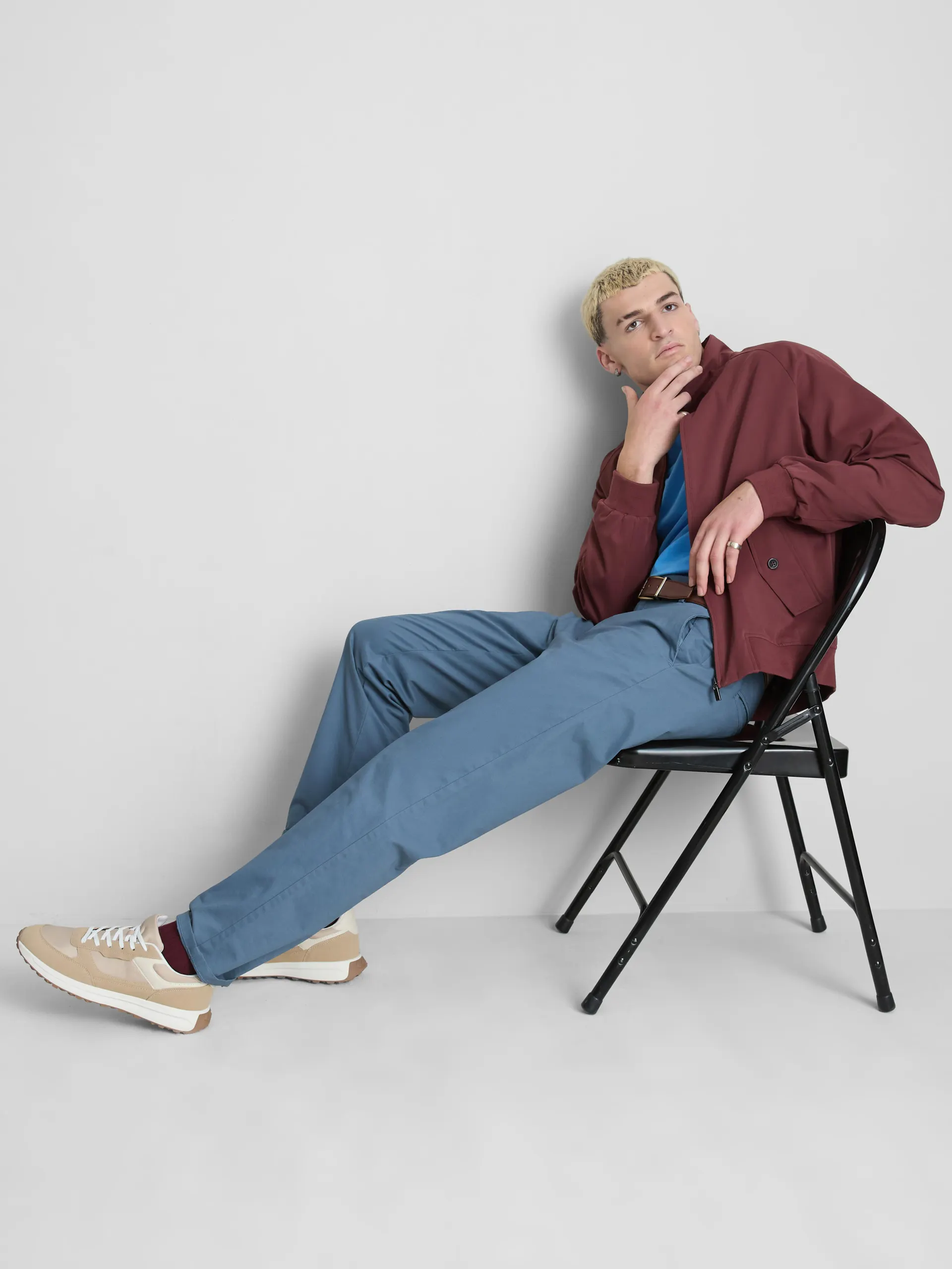 Pantalon chino coupe slim