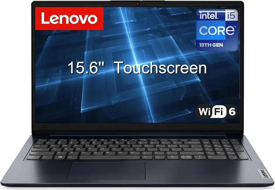 Lenovo Business Laptop 2026 Edition: 15.6" FHD IPS Touchscreen, 13th Gen Intel i5, 16GB RAM, 256GB SSD, 500GB External HDD, Lifetime Office 365, Privacy Shutter, Wi-Fi 6, Windows 11 Home