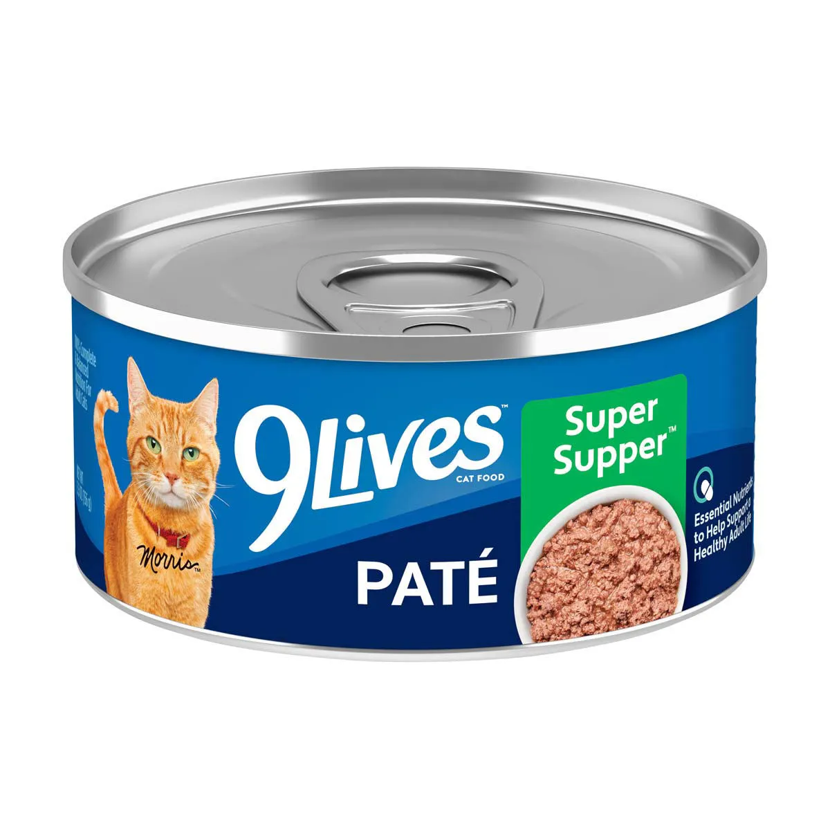 9Lives Meaty Paté Super Supper Wet Cat Food, 5.5 oz
