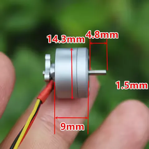Mikro 1104 HM Fırçasız Motor 1-2S 4300KV Mini RC Quadcopter Drone, DIY Mini FPV İç Mekan Gezici Makine için