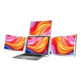Kogan XPRESSO 14" Full HD Pro Triple Screen Tri-Fold Portable Monitor for 12 - 17.3" Laptops (1920 x 1200)