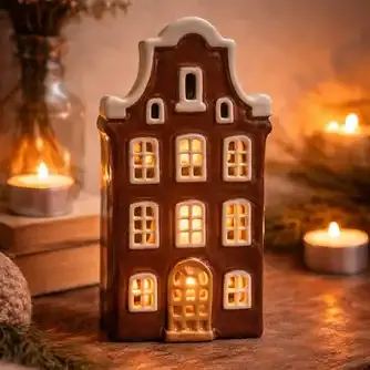 Classic Living Cotswold Candle Holder Gable Townhouse