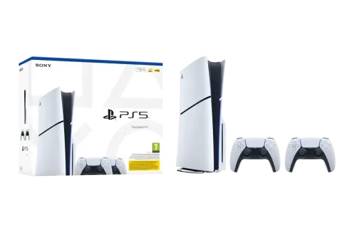 PlayStation 5 Slim + 2.ovladač v balení bílá