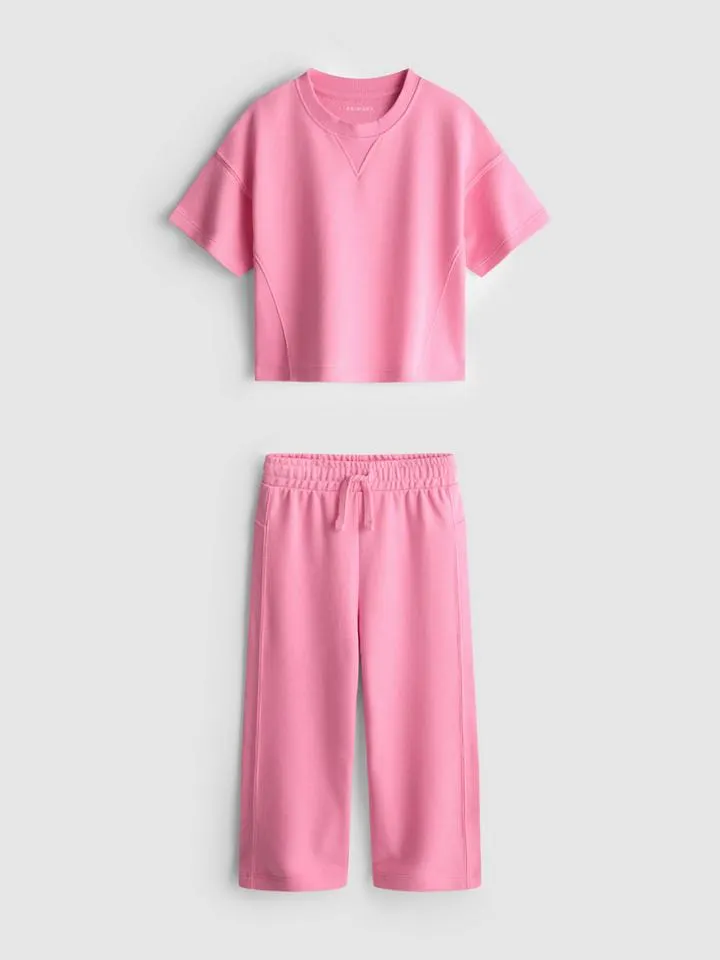 18 mois-8 ans | Ensemble t-shirt et bas de jogging