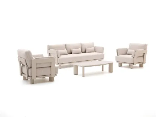 Bellagio Battuello stoel-bank loungeset 4-delig