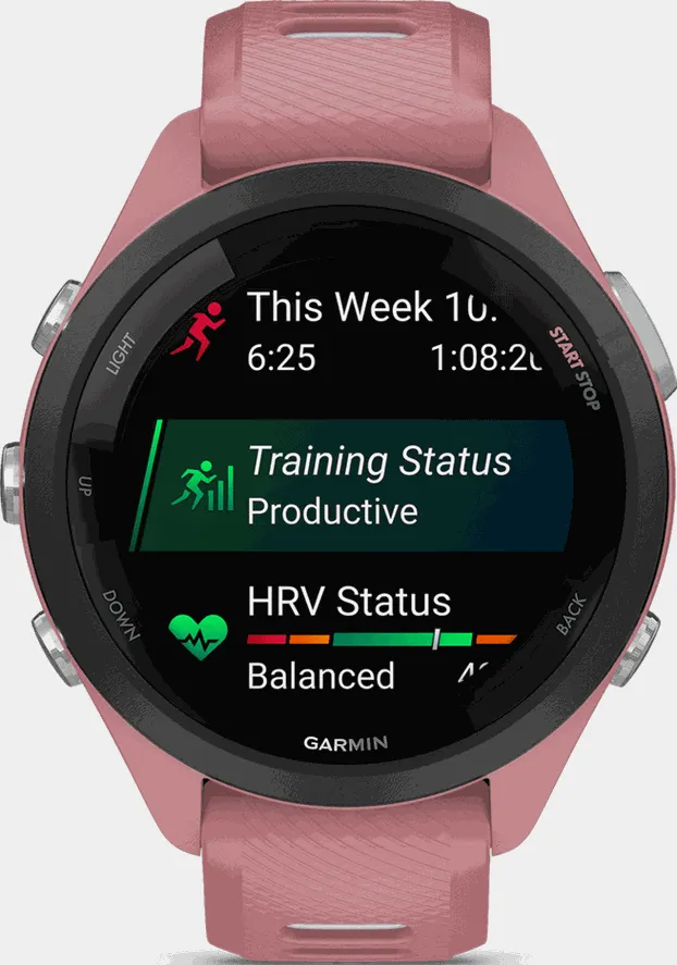 Forerunner 265S, AMOLED, smartklokke, multisportklokke - Rosa