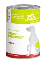 ANIMAL HEALTH NIERENSCHONKOST mit Rind für Hunde 6 x 400 g