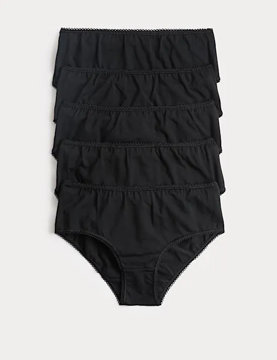 5 Pack Cotton Rich Stoma Knickers (2-16 Yrs)