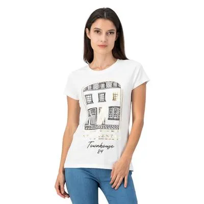 Playera Mxstaza Mujer Estampada Manga Corta