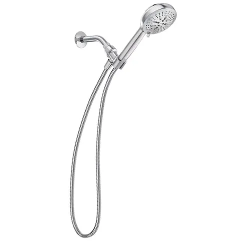 Hydro Energetix 8-Setting 4.75-Inch Diameter Handheld Shower Head in Chrome