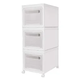 Ovela 3 Piece Storage Box (White)