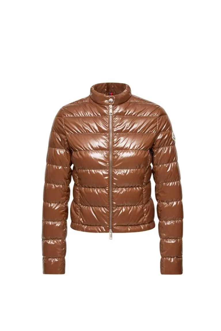 Papillon Short Down Jacket - Brown