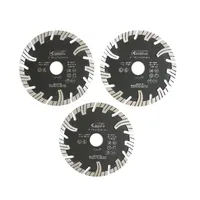 Diamant-Trennscheibe Ø125 mm, Twill und feine Welle 3 tlg.