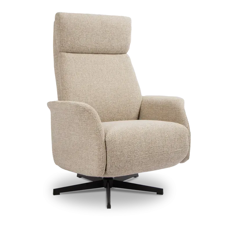 Relaxfauteuil Apollo – handmatig – stof Milan Mink