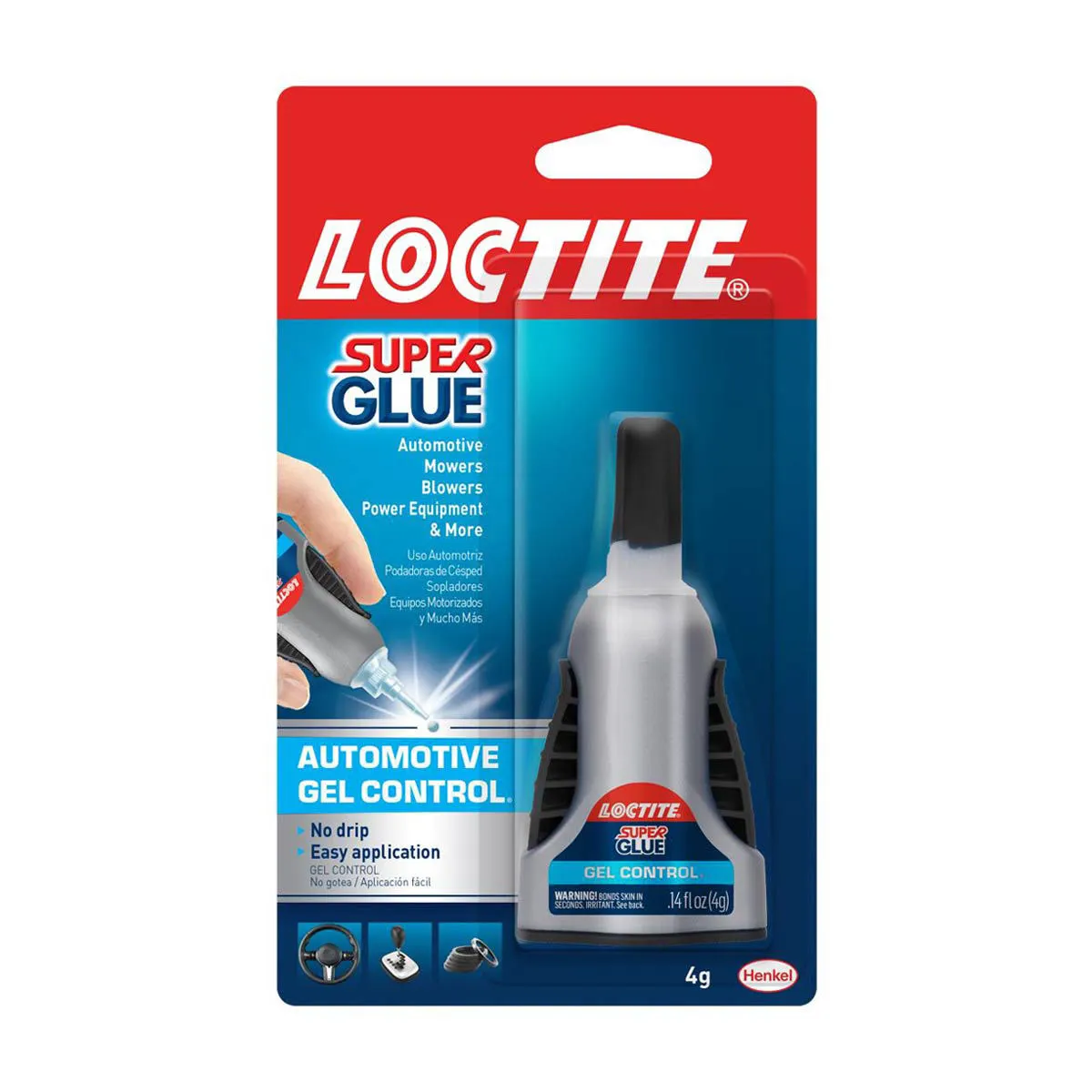 Loctite Automotive Gel Control Super Glue, 0.14 oz