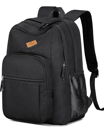 abshoo Classical Basic Womens Travel Backpack For College Men Water Resistant Bookbag (Black)