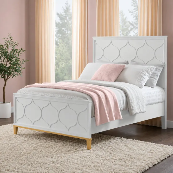 Emma Full Size Bed by Martin Svensson Home - White