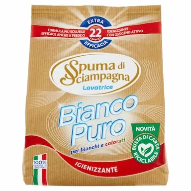 Spuma di Sciampagna Bianco puro Lavatrice 990 g