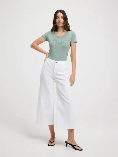 Guess Bellflower In White