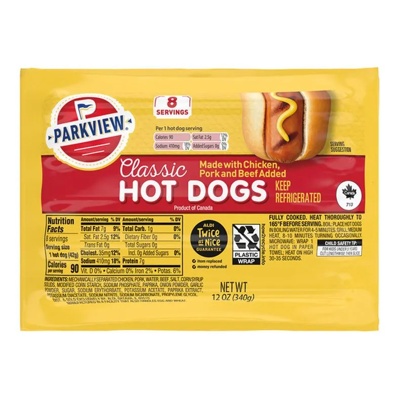 Parkview Classic Hot Dogs