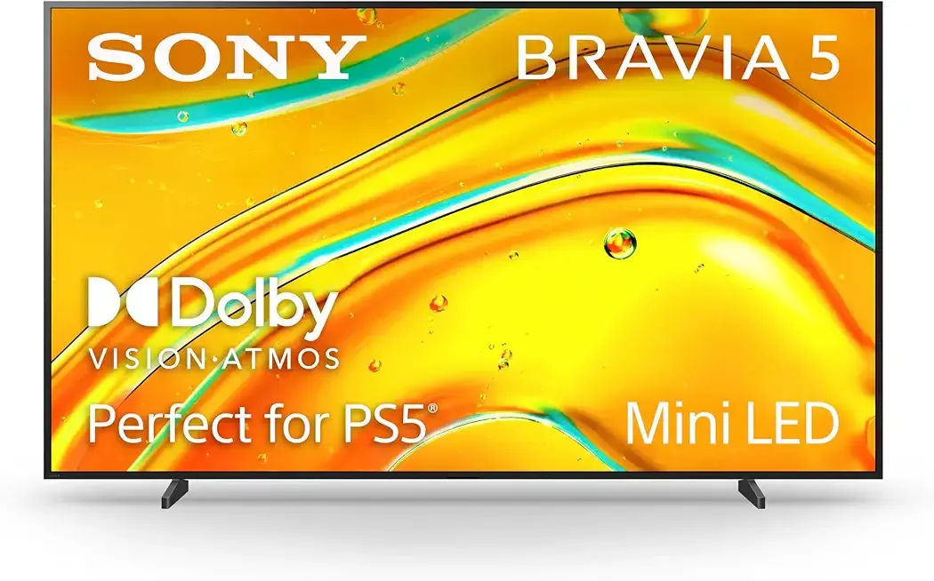 Sony BRAVIA 5 98 Inch TV, Mini LED, 4K Smart Google TV, XR Processor with AI Technology,120hz Television with Dolby Vision/Atmos, Exclusive Features for PlayStation®5, K-98XR50
