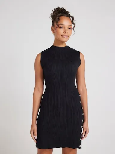 Fiona Sleeveless Knit Mini Dress