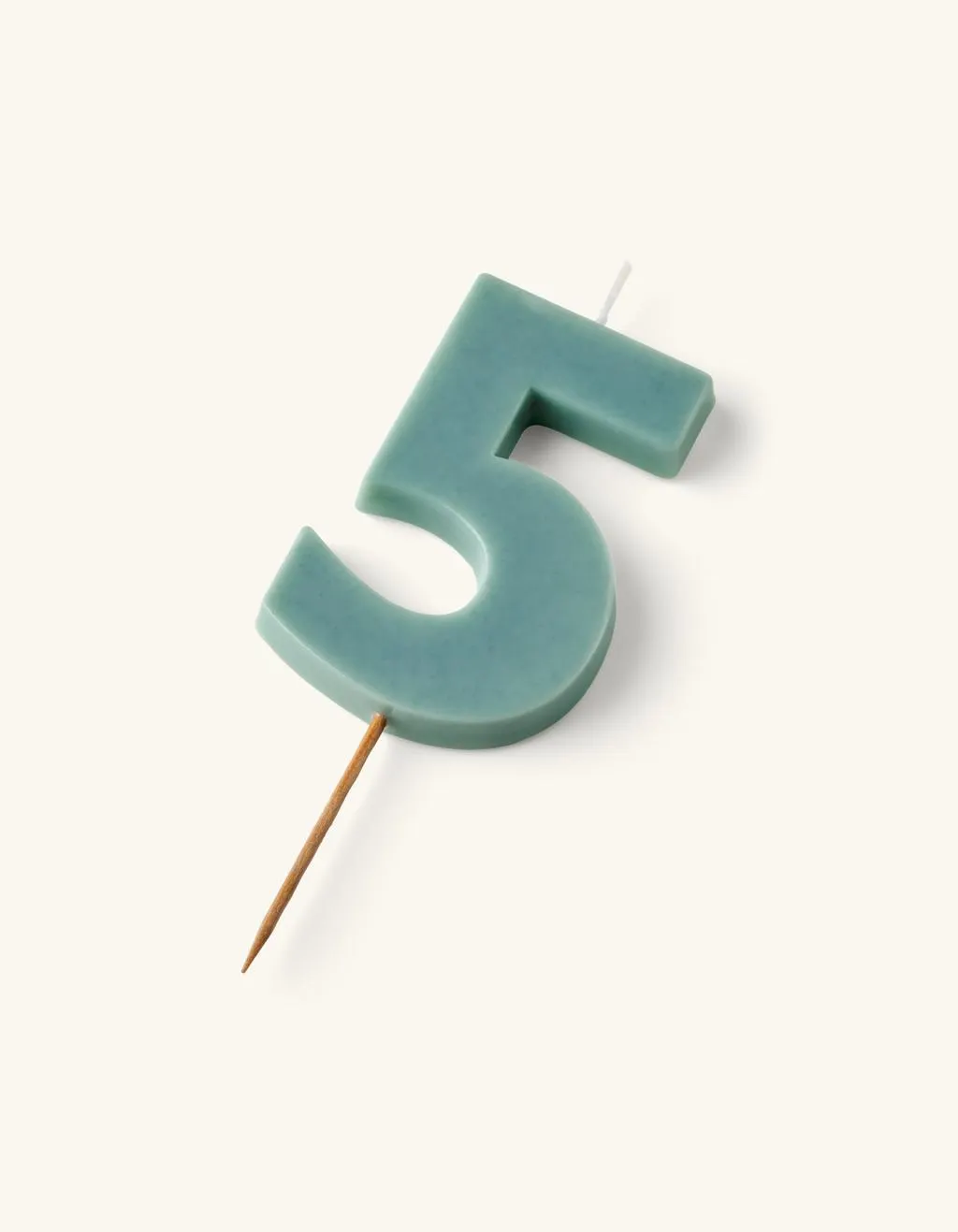 Kuchenkerze Nummer 5