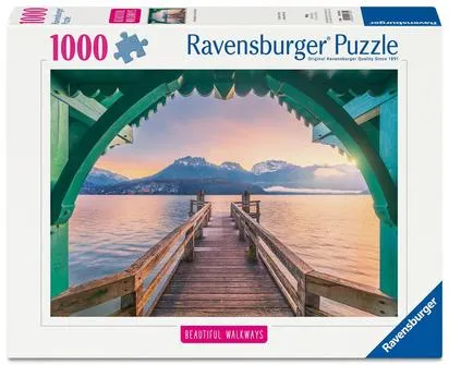 PUZZLE 1000 PIECES - PASSERELLE DU LAC D’ANNECY