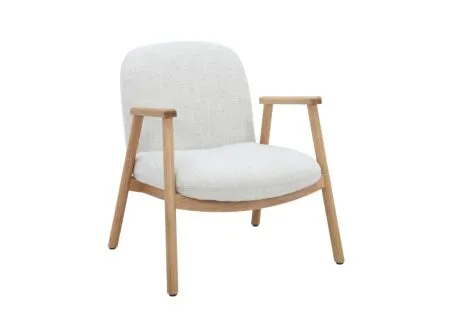 Fauteuil Latte 73x74x80cm - stof - beige